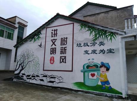 米脂墙绘是现在流行的墙体广告