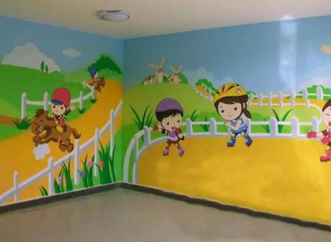 米脂幼儿园墙体彩绘制作流程及注意事项